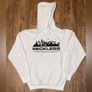 Young and Reckless White Hoodie